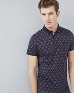 Fella Diamond Print Polo Shirt