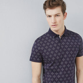 Fella Diamond Print Polo Shirt