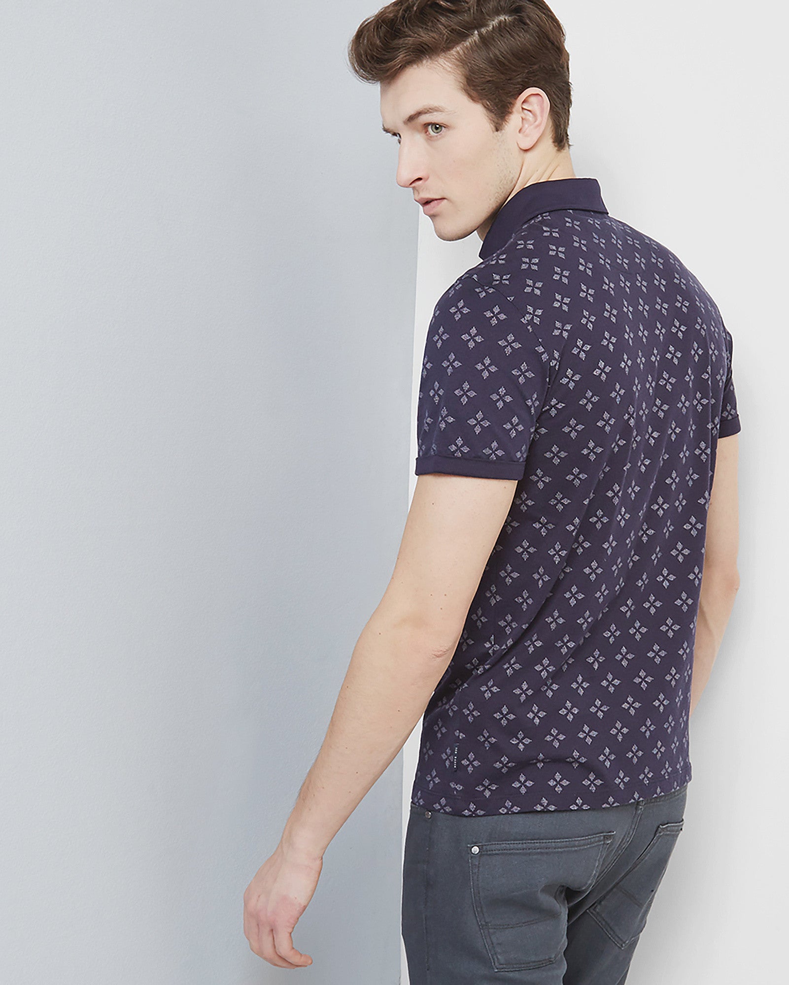 Fella Diamond Print Polo Shirt