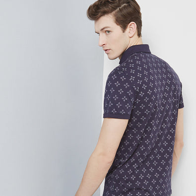Fella Diamond Print Polo Shirt