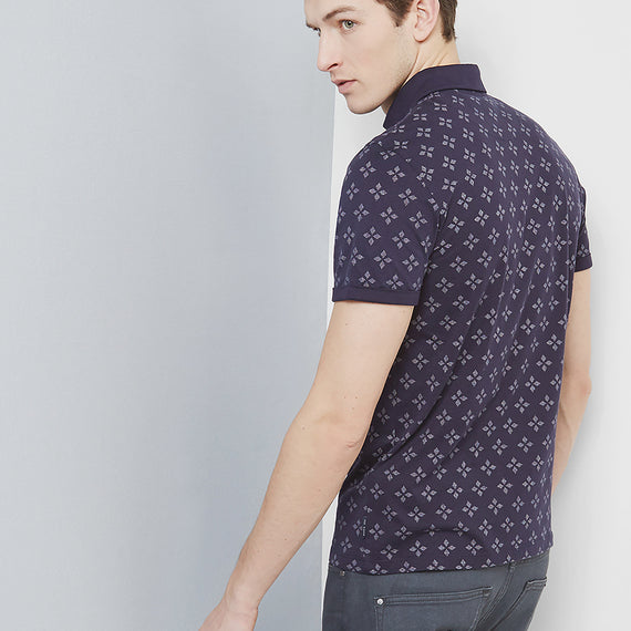 Fella Diamond Print Polo Shirt