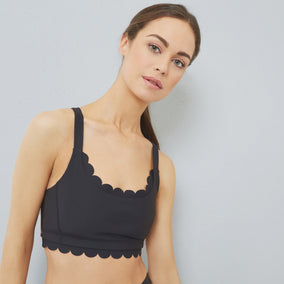 Liveli Scallop Hem Sports Bra
